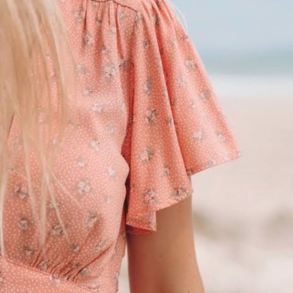 AUGUSTE THE LABEL Jasmine Floral Tie Back Midi Dress - Picture 9 of 14